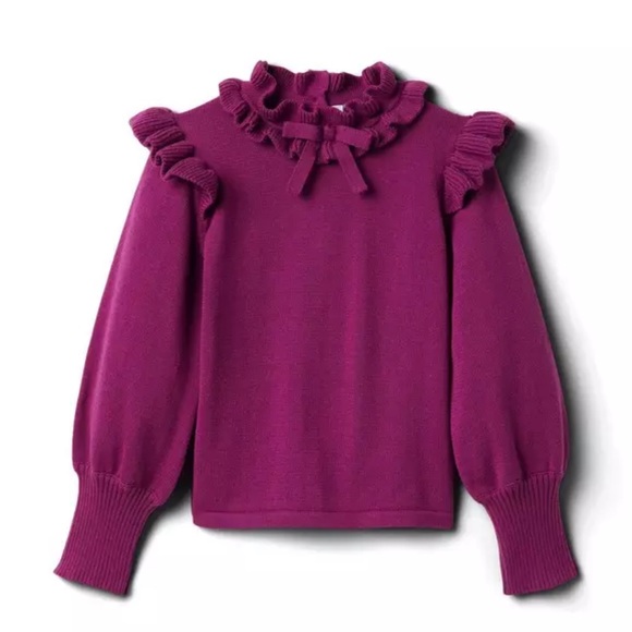 Janie and Jack ruffle sweater - Picture 1 of 8